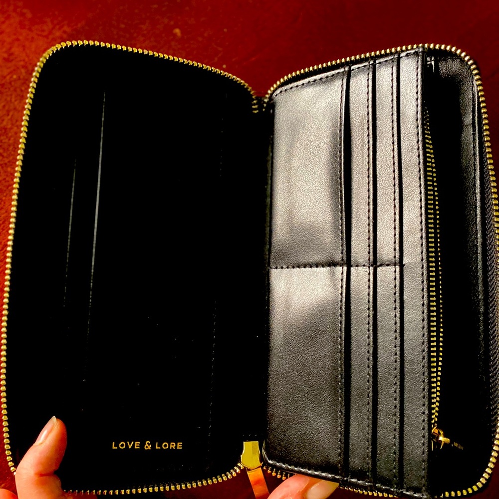 Love & Lore Black Wallet